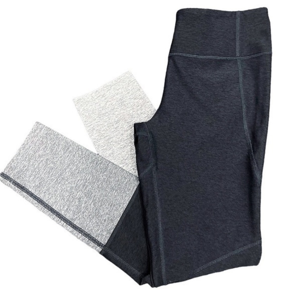 Outdoor Voices | Gray Dipped Yoga Activewear Fitness Tights/Legging